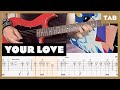 The Outfield Your Love Guitar Tab Lesson Cover Tutorial