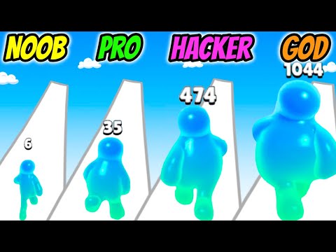 Merge Rush 3D - NOOB vs PRO vs HACKER vs GOD