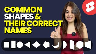 Types Of Shapes | Can You Name Them?? English Speaking Practice - Niharika #shorts #learnenglish