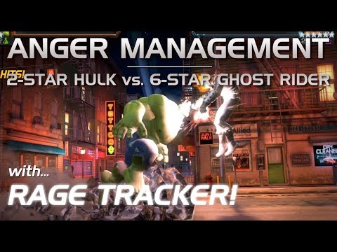 Anger Management: 2-Star Hulk vs. 6-Star Ghost Rider (w/ Rage Tracker) | Marvel Contest of Champions