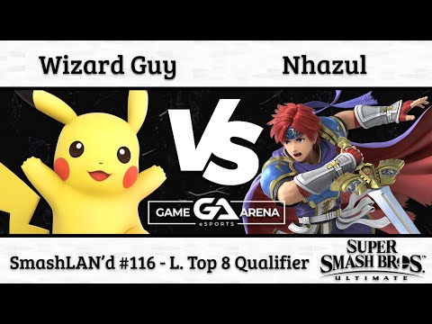 SmashLAN'd 116: Wizard Guy (Pikachu) vs. Nhazul (Roy) - Losers Top 8 Qualifier