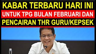 Download lagu Breaking news 2 kabar terbaru pencairan tunjangan sertifikasi guru bulan Februari dan THR guru 2026 mp3