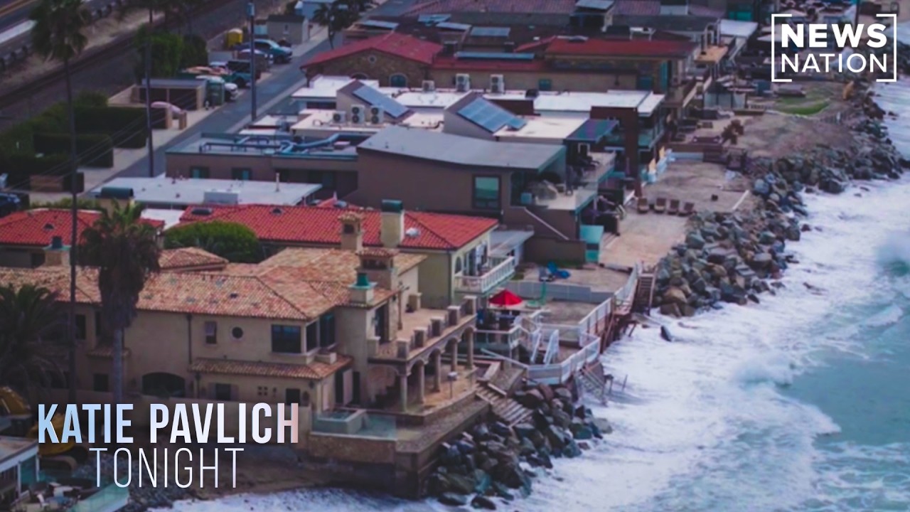 Video: Dana Point homeowners build emergency rock barrier as 3 homes fall into ocean