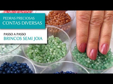 Novas Contas de Pedras Rondel para Montagem de Semi Joias - Pedra Mística