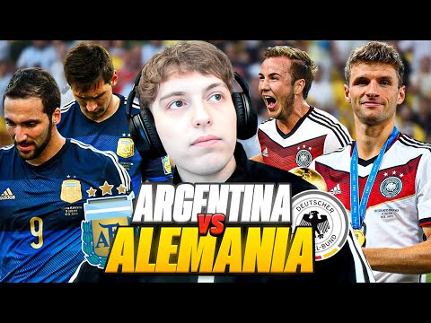 REACCION AL ARGENTINA 0 ALEMANIA 1 - FINAL DEL MUNDIAL BRASIL 2014