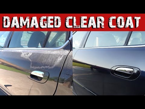 How to repair damaged clear coat AT HOME! with SPRAY CANS!