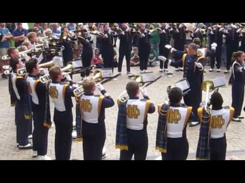 "When Irish Eyes Are Smiling" performed by the Notre Dame Trombones 9-24-16