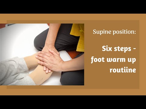Technique: Six steps - Foot warm up routine