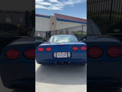 Corsa Sport Exhaust on bone stock C5 Corvette