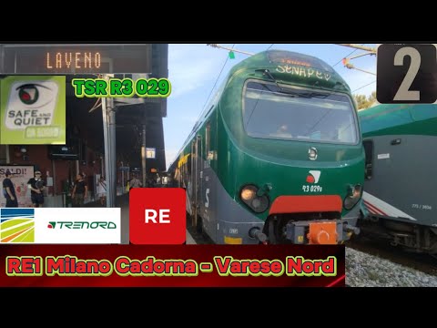 🚉 TSR R3 029 sulla linea 🔴 RE1 da MILANO CADORNA a VARESE NORD