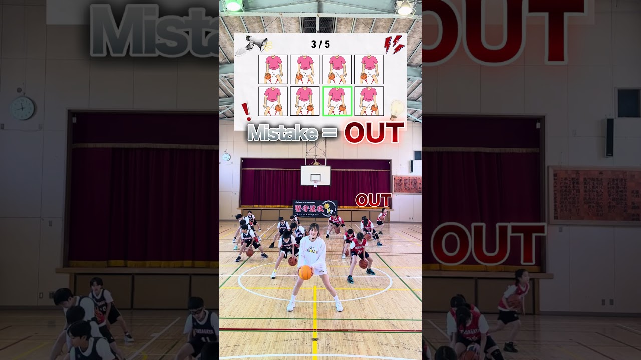 Who will be the last one standing? 🏀🔥#japan#basketball#handling#dribble#game