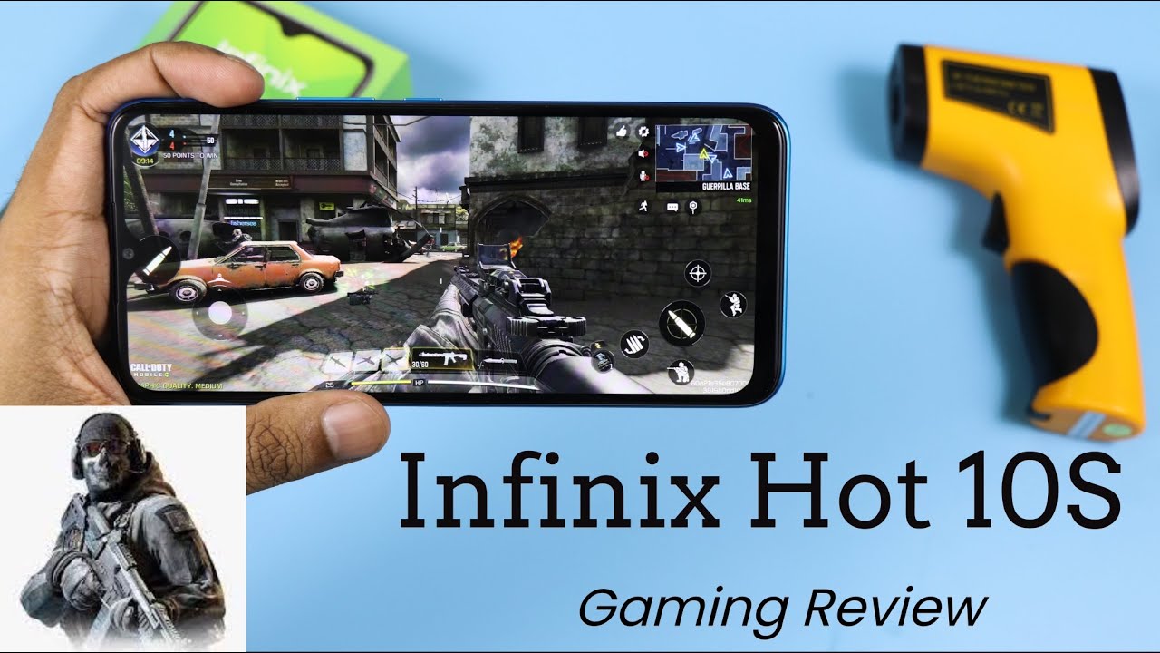 Infinix Hot 10S - Gaming Review [CODM + Free Fire] including Battery and Heating Test 🎮 🕹