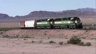 preview picture of video 'The Arizona and California Railroad at Rice, California - Pt2'