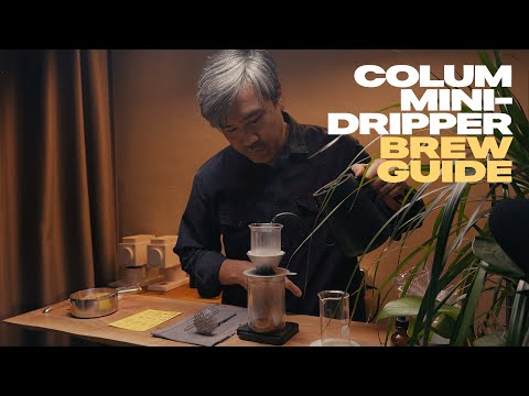 COLUM Mini Coffee Dripper Brewing Instructions