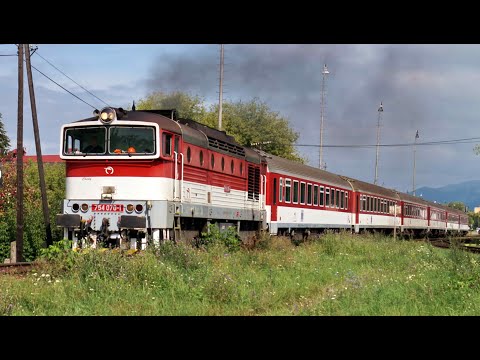 Vlaky Slovensko - Okuliarnik 754.070-1 Charly na hornej Nitre