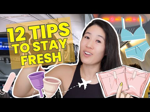How To Stay Fresh On A Long Flight - Tips to staying CLEAN