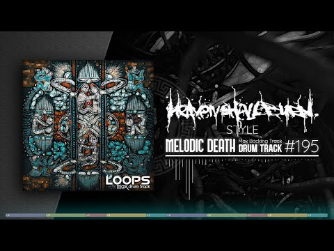Melodic Death Metal Drum Track / Heaven Shall Burn Style / 180 bpm