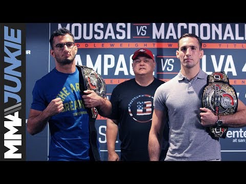 Bellator 206 media day face-offs