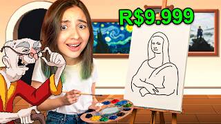 VIREI PINTORA SÓ PRA ENGANAR IDOSOS RICOS MAS... NÃO SEI DESENHAR.