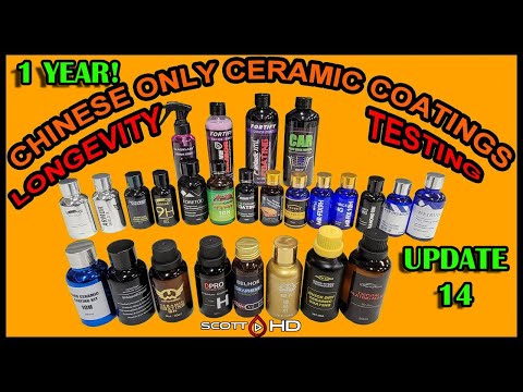 28 WAY CHINESE COATINGS LONGEVITY TEST  - UPDATE 14 - 1 YEAR