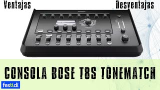 Video thumbnail for 🎥🎤 Consola de audio digital BOSE T8S ToneMatch - Ventajas, desventajas y cómo usarlo bien by Rubén Moreno | Vivencia Audiovisual