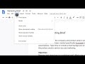 How to: Create an outline in Google Docs using Google Workspace for business