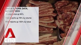 Chinese farmers breeding giant pigs to combat pork shortages after swine fever