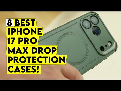 Best iPhone 17 Pro Max Drop Protection Cases 2025🔥 – Top 8 Picks
