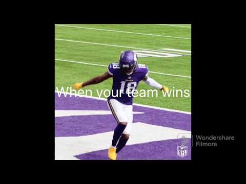 When your team wins vs when your team loses!!