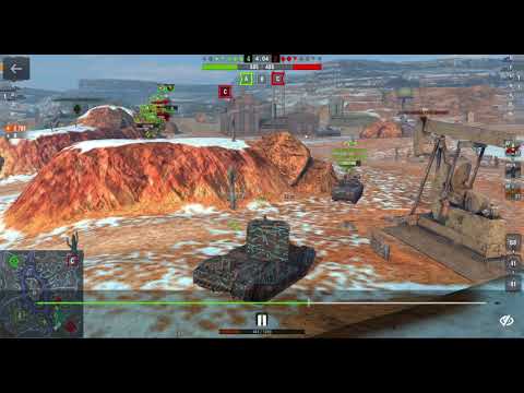 WoT Blitz 2020 tractorex98 FV4005 mastery 5000 damage