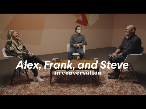 Alex, Frank, and Steve in conversation