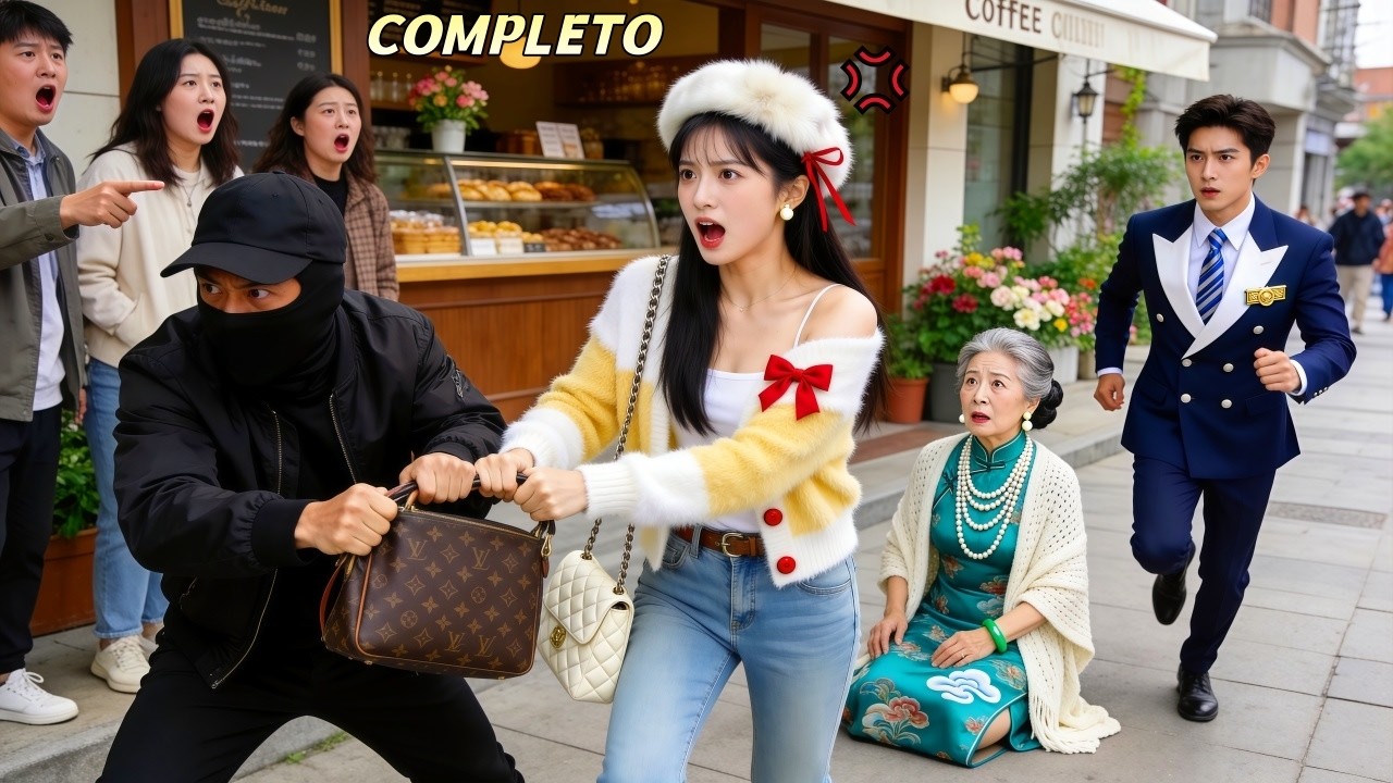 A jovem bondosa recupera a bolsa da avó do ladrão. O CEO vê isso e se apaixona na hora!