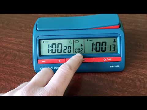 Шахматные часы PS-1688 проверка наличия доводчика