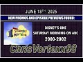 New Promos And Episode Preview Foundings 6 18 2025 Disney S One Saturday Morning On ABC 2000 2002
