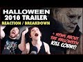 Halloween 2018 Trailer REACTION / BREAKDOWN + News About Halloween Kill Count! Halloween 2018 Trailer REACTION / BREAKDOWN + News About Halloween Kill Count!
