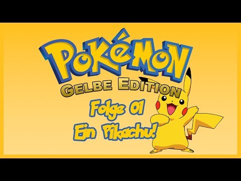 Let's Play Pokémon Gelbe Edition Folge 01 - Ein Pikachu!
