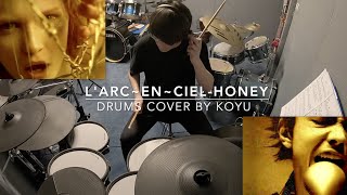 L'Arc~en~Ciel- Honey (DRUM COVER / free drum score download)