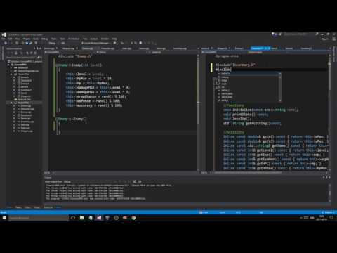 C Game Development | Console RPG | Part 08 | Items Inventory Leveling Adventures and MORE