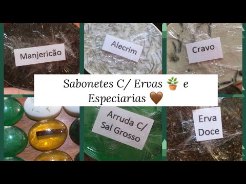Como Fabricar Sabonetes com Ervas e Especiarias rápido e fácil em 2022 #diy #Sabonetesenergizantes