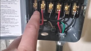How to Install an EH40 INTERMATIC water heater timer. Saves $25 dollars a month!