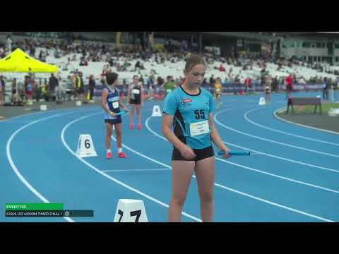 Girls U13 4x100m Timed Final 1 - 2025-26 Commonwealth Bank State Relay Championships
