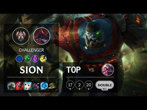 Sion Top vs Irelia - EUW Challenger Patch 10.3