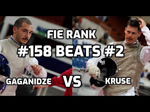 HUGE Upset Bout - Kruse vs Gaganidze 🤺