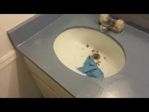 How to Paint a Countertop with Rustoleum Countertop...