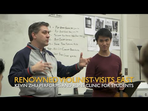 Renowned Violinist Visits East