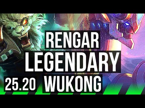 RENGAR vs WUKONG (JGL) | Legendary, 40k DMG | KR Diamond | 25.20