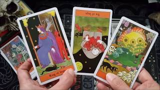 The Halloween Tarot Deck Review and Reading