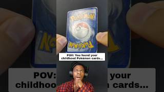 POV: You found your old Pokémon cards...#pokemon #pokemoncards #pokemontcg #shorts #subscribe #cards