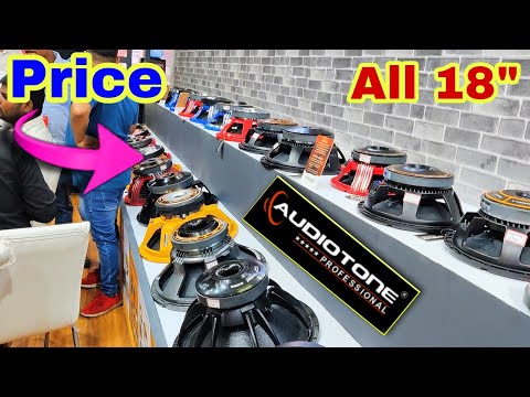 Audiotone का सभी Bass स्पीकर्स का New Price List | All 18inch Bass Speaker | Dj Rock