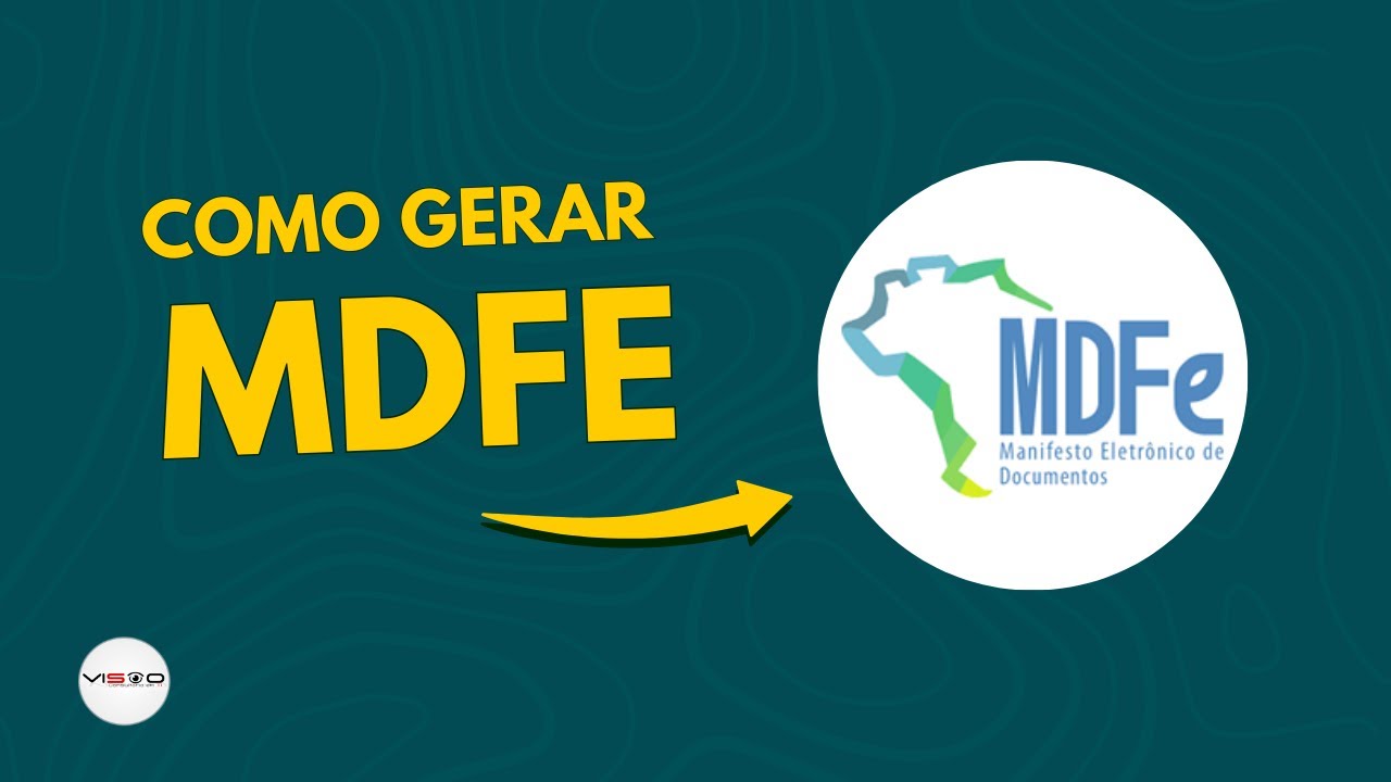 Gerar MDFe Sistema Vision ERP